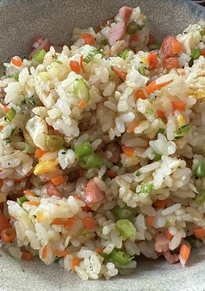 雪下人参と菜の花の春香るチャーハン-レシピのメイン写真