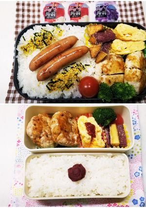 つくねバーグ弁当(12.20)-レシピのメイン写真