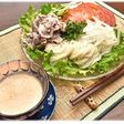 ミルクつゆの豚しゃぶサラダそうめん