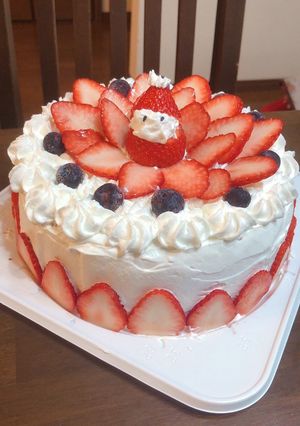 2021年　クリスマスケーキ-レシピのメイン写真