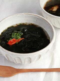 即席!海苔キムチスープ -レシピのメイン写真