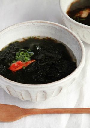 即席!海苔キムチスープ -レシピのメイン写真