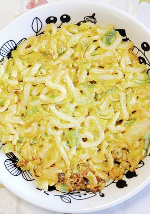 うどんチヂミ-レシピのメイン写真