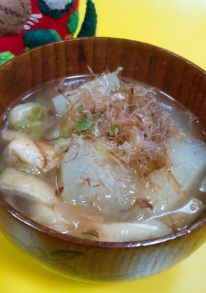 冬瓜の味噌汁-レシピのメイン写真