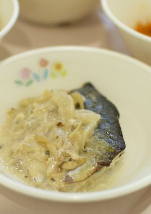 さばのみそマヨネーズ焼き（学校給食）-レシピのメイン写真