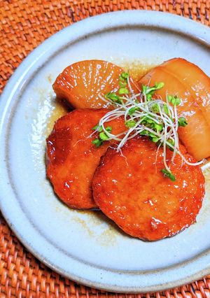 大根とさつま揚げの甘辛煮-レシピのメイン写真
