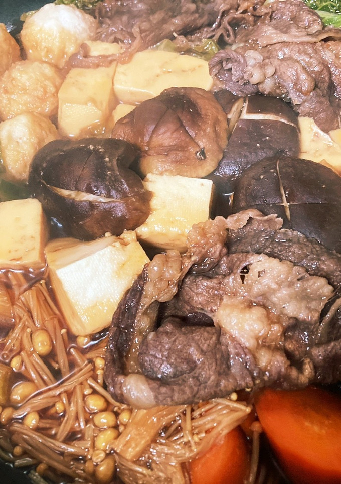 簡単タレを使ったしみしみすき焼き-レシピのメイン写真