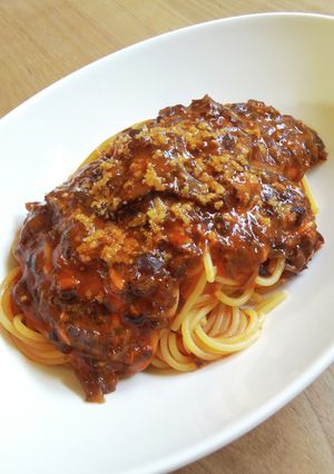 生キクラゲのとろみを利用したトマトパスタ-レシピのメイン写真