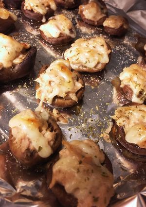 しいたけのツナマヨ焼き-レシピのメイン写真