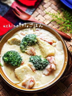 里芋とブロッコリーの豆乳シチュー-レシピのメイン写真