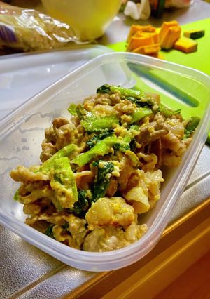 味噌マヨで！豚肉の卵炒め-レシピのメイン写真