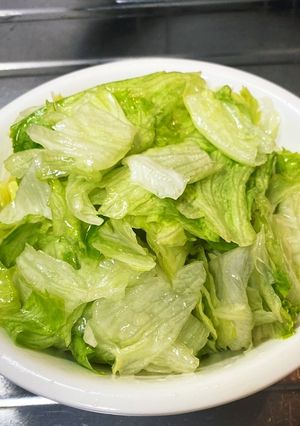 すぐに出来る！レタスサラダ-レシピのメイン写真