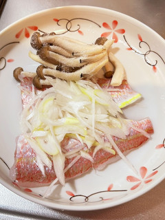 レンジで白身魚の酒蒸し-レシピのメイン写真