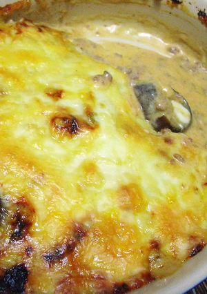 ナスとひき肉のトマトクリームグラタン-レシピのメイン写真