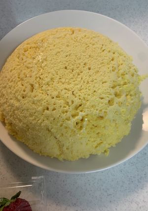 HMで簡単！ドーム型スポンジケーキ-レシピのメイン写真