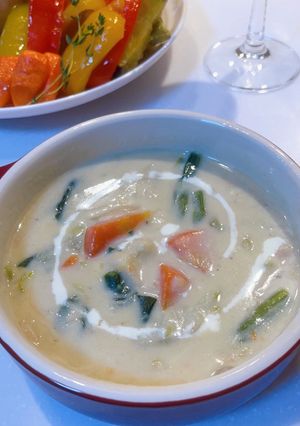 ブランデー隠し味♪大人のクリームシチュー-レシピのメイン写真