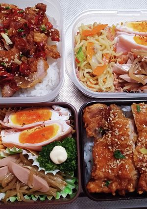 高校生息子、旦那弁当(12/21)-レシピのメイン写真