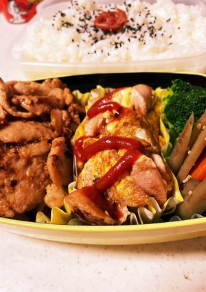 息子弁当１２月２１日-レシピのメイン写真