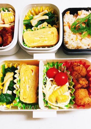 娘のお弁当210+ダンナの分も★-レシピのメイン写真