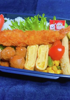 時短お弁当盛り付け記録　次男-レシピのメイン写真