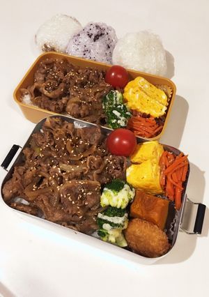 社会人息子、夫、大学1息子　弁当-レシピのメイン写真