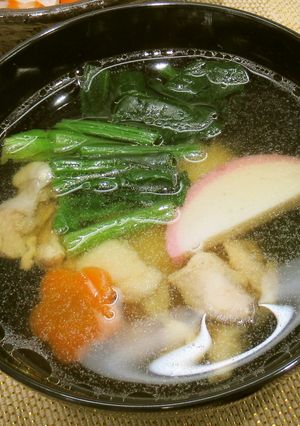 雑煮@倉敷市学校給食-レシピのメイン写真