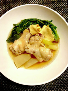 鶏手羽元と干皮豆腐のガラスープ煮-レシピのメイン写真