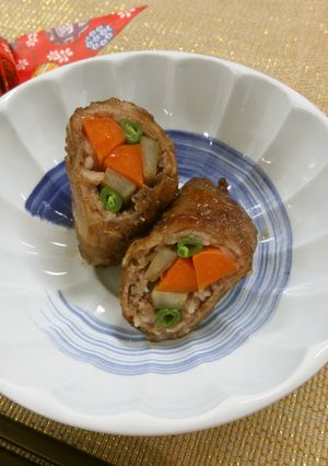 八幡巻き@倉敷市学校給食-レシピのメイン写真