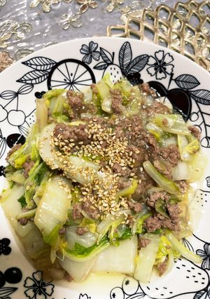 中華あんのとろり白菜ミンチ煮-レシピのメイン写真