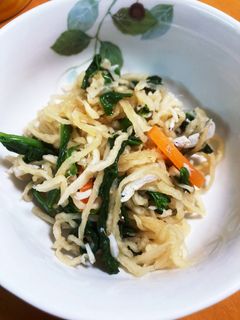 栄養豊富!切り干し大根のしらす和え-レシピのメイン写真