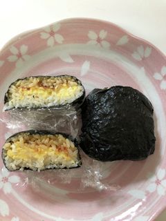 かつお節と甘い卵の簡単おにぎらず-レシピのメイン写真