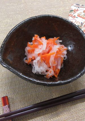 紅白なます@倉敷市学校給食-レシピのメイン写真