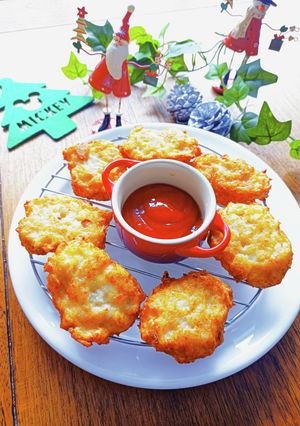 ボイル餅麦入りチキンナゲット-レシピのメイン写真