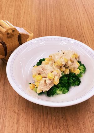 ブロッコリーのツナマヨコーンサラダ-レシピのメイン写真