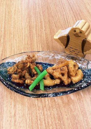 【大崎市】れんこんごぼうチップス【給食】-レシピのメイン写真