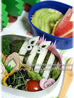 しまうま弁当:キャラ弁-レシピのメイン写真