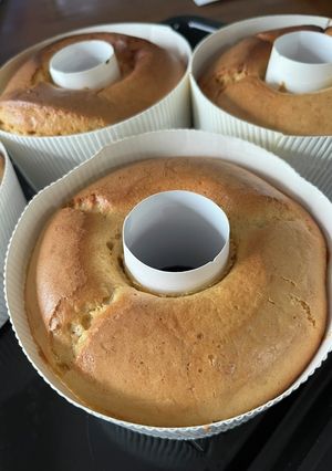 ピーナッツバターでシフォンケーキ-レシピのメイン写真