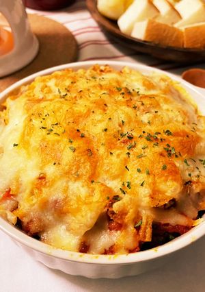 ピザポテトとミートソースのドリア-レシピのメイン写真