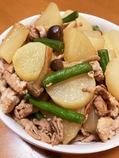 大根と豚肉の炒め煮-レシピのメイン写真