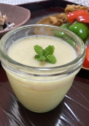 かんてんプリンのマカきな粉甘酒ソース-レシピのメイン写真