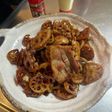 れんこんと豚バラ肉の甘辛炒め