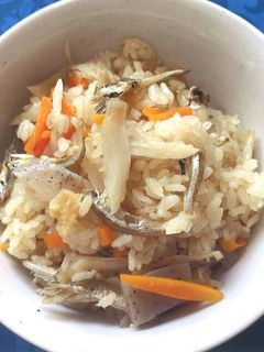 銀鱗煮干し入り田舎飯-レシピのメイン写真