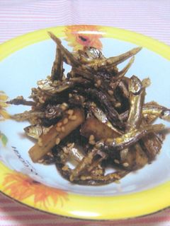 煮干しとごぼうの甘辛煮-レシピのメイン写真