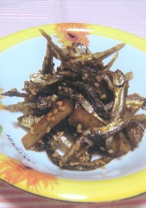 煮干しとごぼうの甘辛煮-レシピのメイン写真