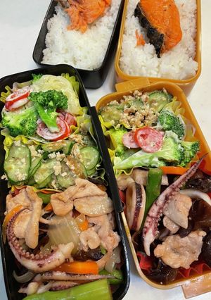 水なし八宝菜弁当-レシピのメイン写真