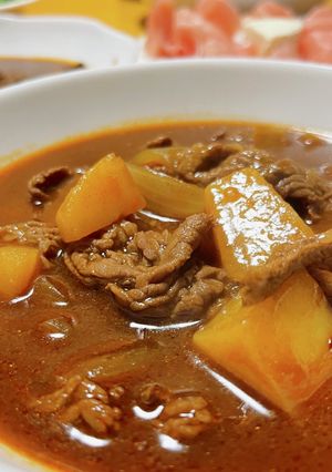 薄切り肉で時短♫ビーフシチュー-レシピのメイン写真