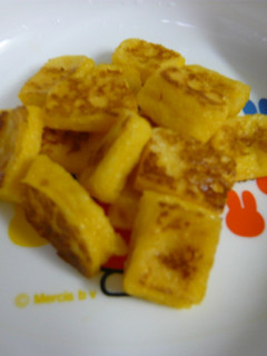 フレンチトースト(離乳食/手づかみ用)-レシピのメイン写真