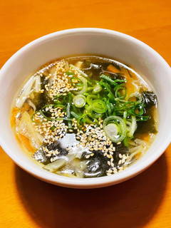 刻んで煮るだけの簡単中華風スープ-レシピのメイン写真