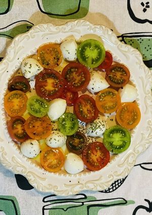 ミニトマトとモッツァレラのカプレーゼ-レシピのメイン写真