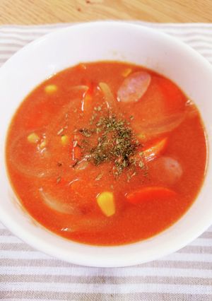 ウィンナーで簡単トマトシチュー-レシピのメイン写真